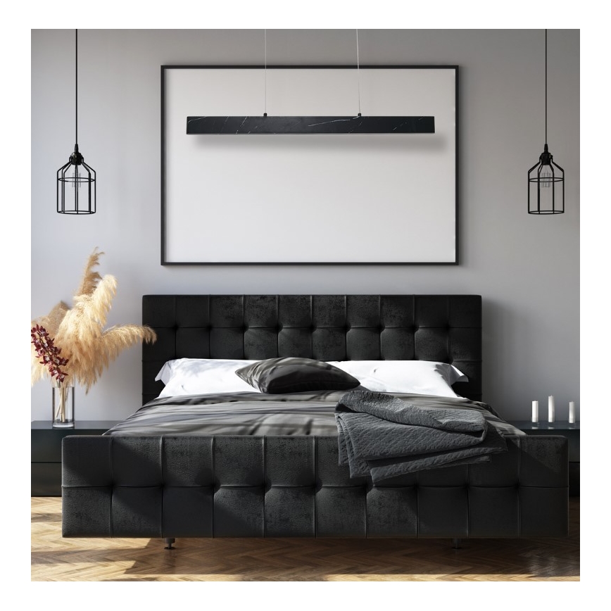 Candelabro suspenso LED PIERCE LED/18W/230V preto