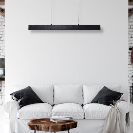 Candelabro suspenso LED PIERCE LED/18W/230V preto