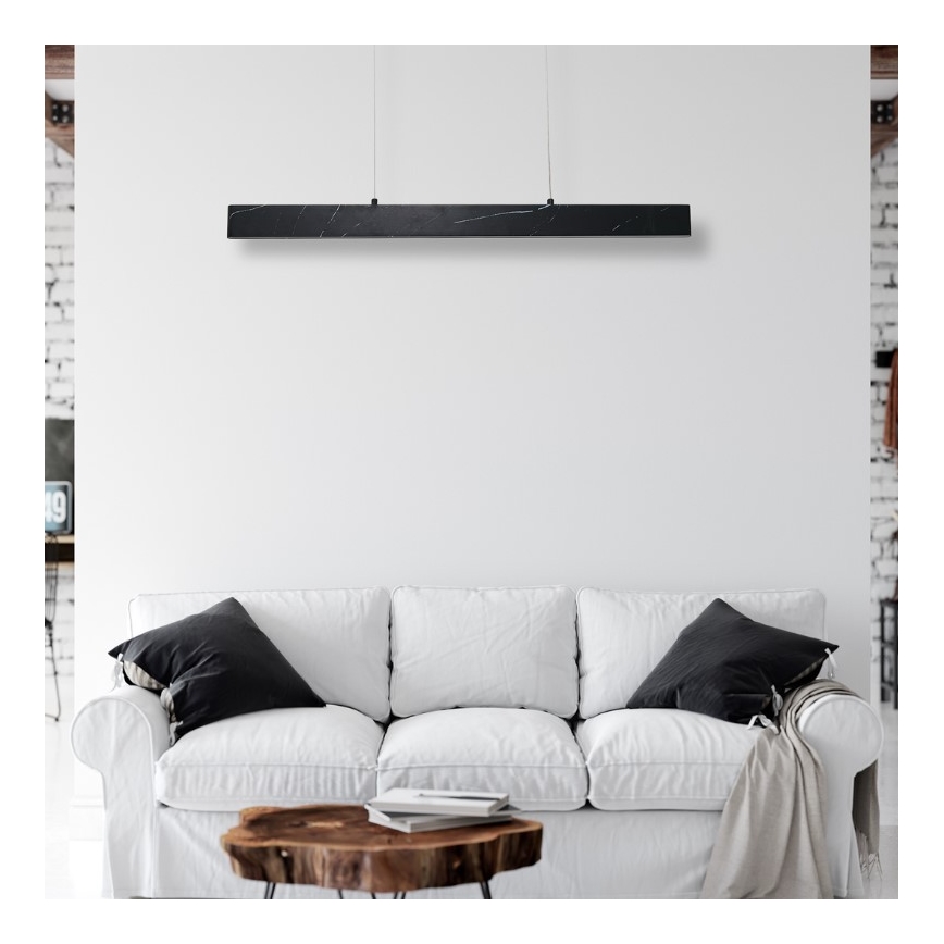 Candelabro suspenso LED PIERCE LED/18W/230V preto