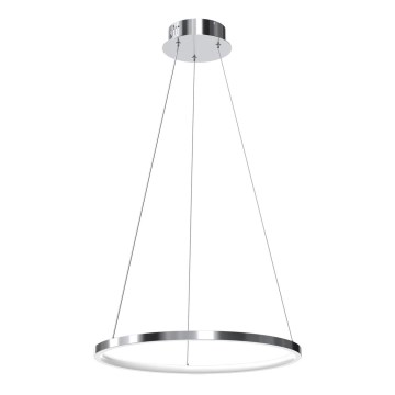 Candelabro suspenso LED ROTONDA LED/27W/230V cromado brilhante