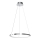 Candelabro suspenso LED ROTONDA LED/27W/230V cromado brilhante