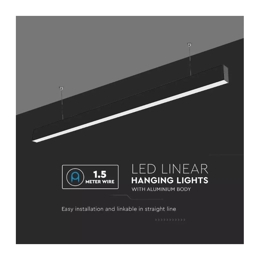 Candelabro suspenso LED SAMSUNG CHIP LED/40W/230V 3000/4000k/6400K