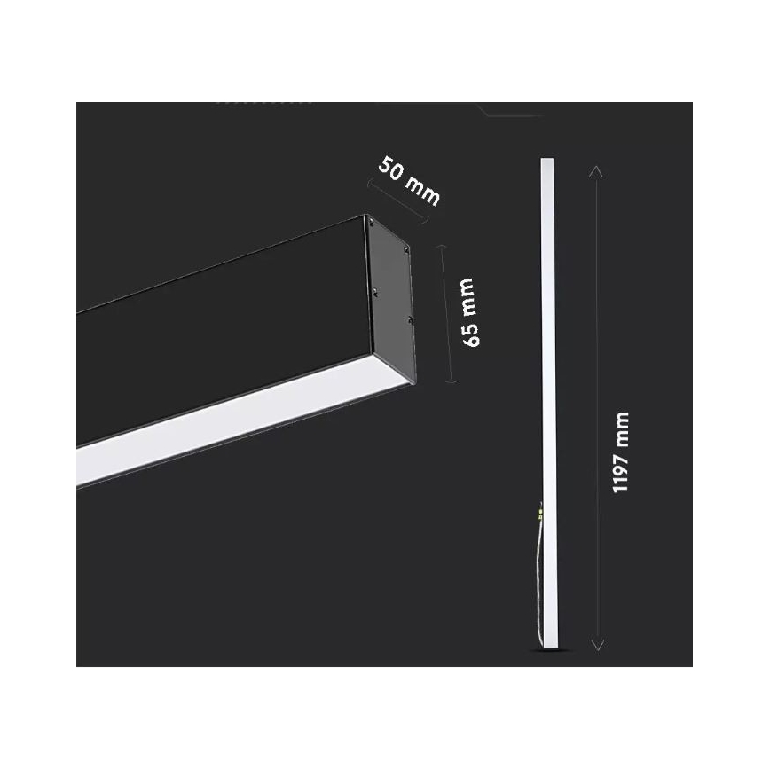 Candelabro suspenso LED SAMSUNG CHIP LED/40W/230V 3000/4000k/6400K