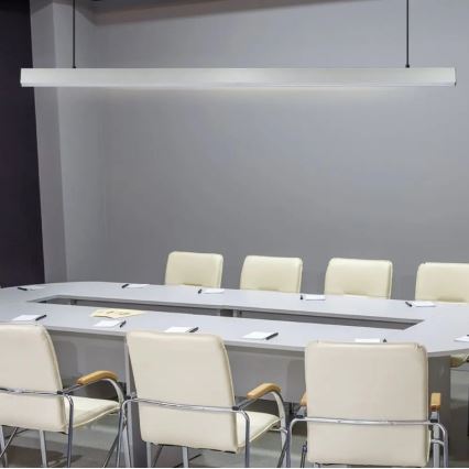 Candelabro suspenso LED SAMSUNG CHIP LED/40W/230V 4000K prateado