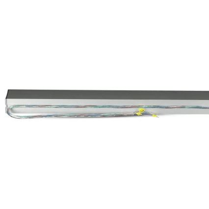 Candelabro suspenso LED SAMSUNG CHIP LED/40W/230V 4000K prateado