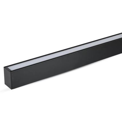 Candelabro suspenso LED SAMSUNG CHIP LED/40W/230V 6400K preto