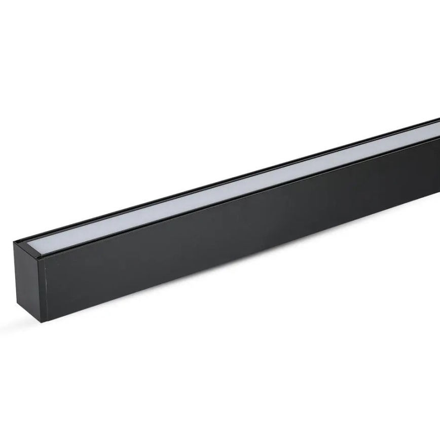 Candelabro suspenso LED SAMSUNG CHIP LED/40W/230V 6400K preto