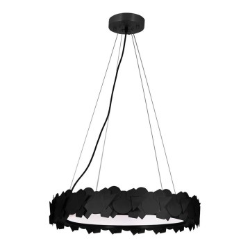 Candelabro suspenso LED SOHO 1xLED/24W/230V preto