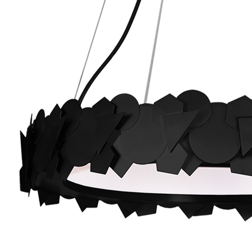 Candelabro suspenso LED SOHO 1xLED/24W/230V preto