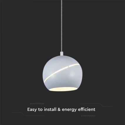Candelabro suspenso LED táctil LED/8,5W/230V 3000K branco