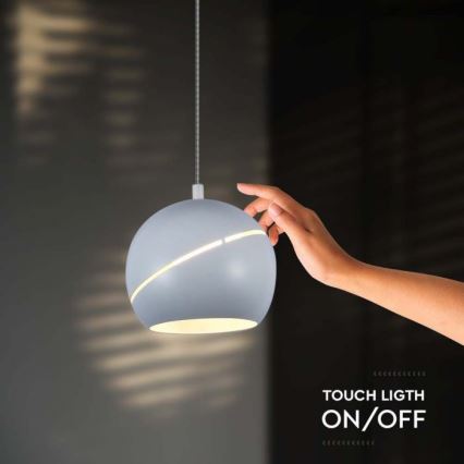 Candelabro suspenso LED táctil LED/8,5W/230V 3000K branco