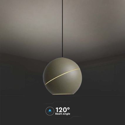 Candelabro suspenso LED táctil LED/8,5W/230V 3000K cinzento