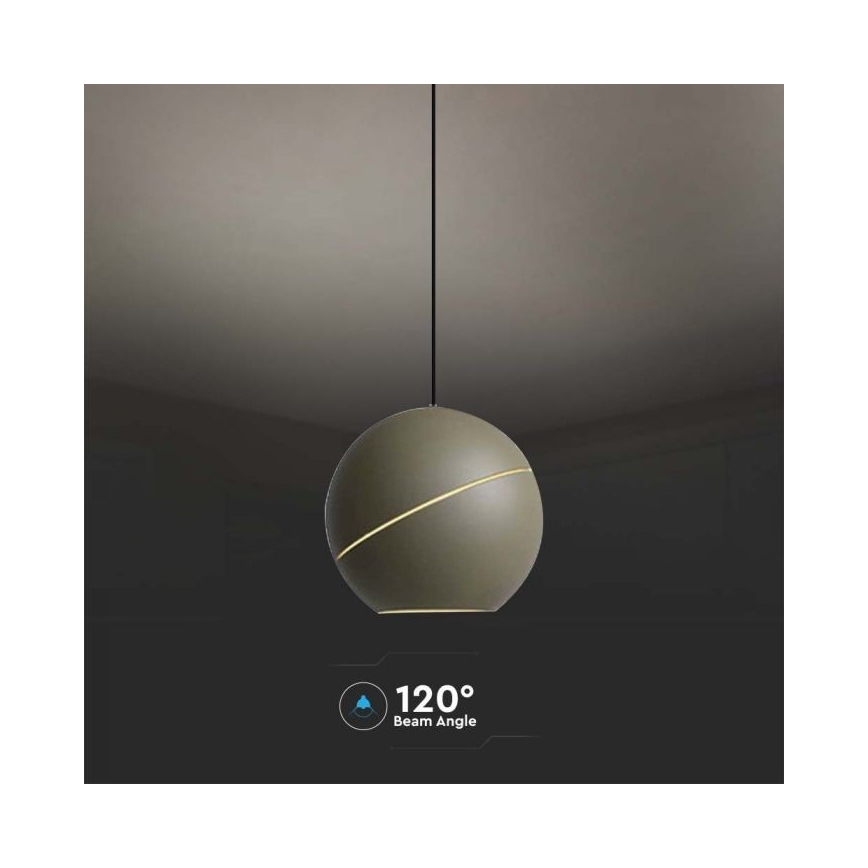 Candelabro suspenso LED táctil LED/8,5W/230V 3000K cinzento