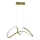 Candelabro suspenso LED TESORO LED/48W/230V dourado