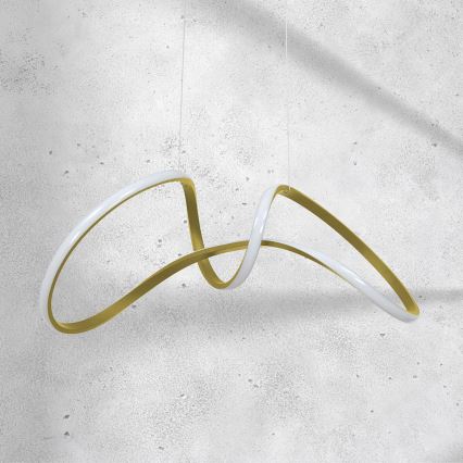 Candelabro suspenso LED TESORO LED/48W/230V dourado