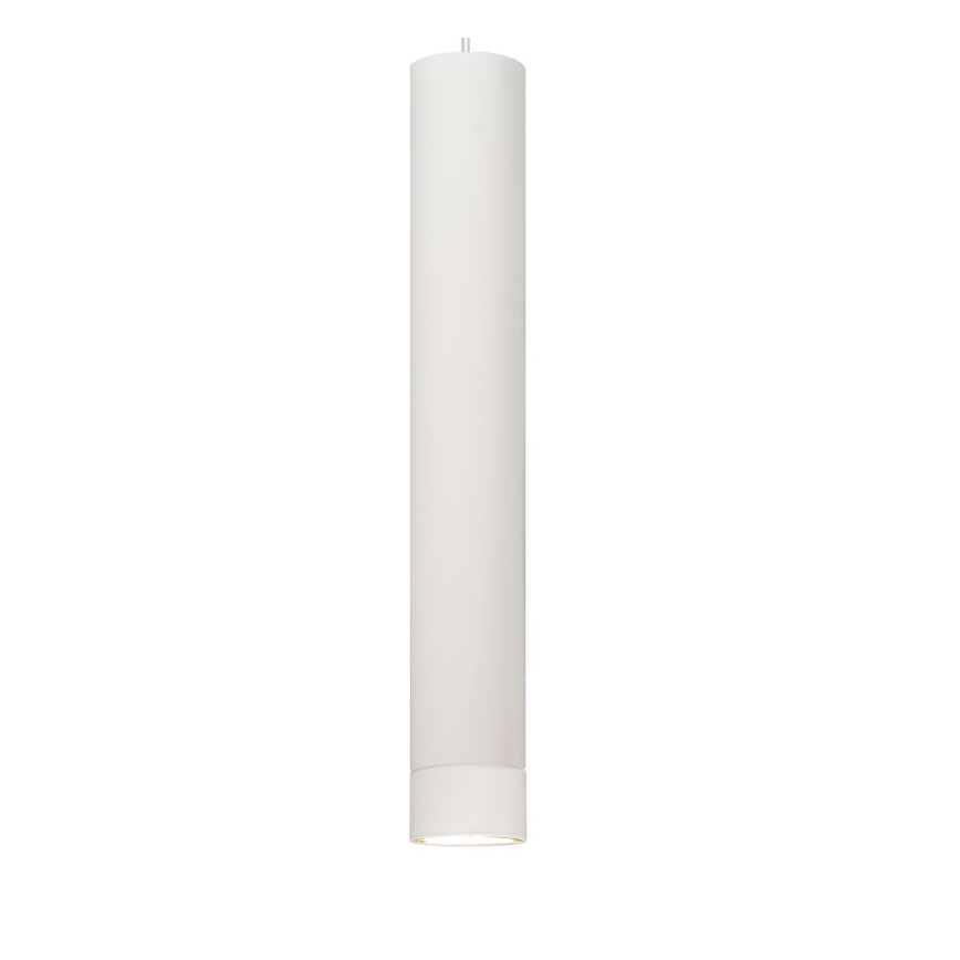 Candelabro suspenso LED TUBA 1xGU10/4,8W/230V branco