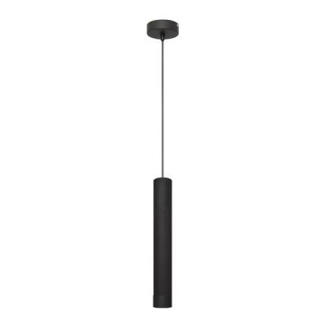 Candelabro suspenso LED TUBA 1xGU10/4,8W/230V preto