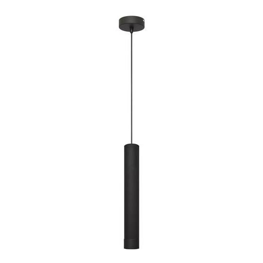 Candelabro suspenso LED TUBA 1xGU10/4,8W/230V preto