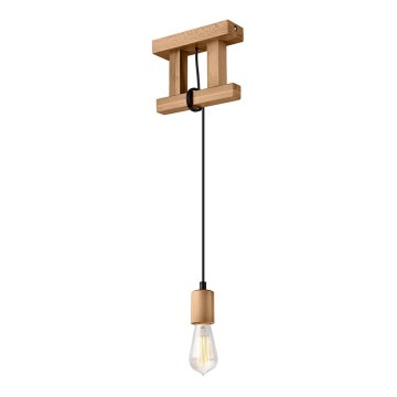Candelabro suspenso LEON 1xE27/60W/230V faia - FSC certificado