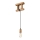 Candelabro suspenso LEON 1xE27/60W/230V faia - FSC certificado