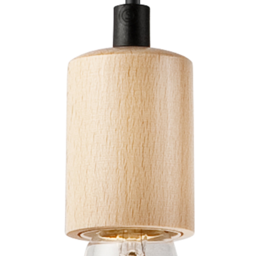 Candelabro suspenso LEON 1xE27/60W/230V faia - FSC certificado