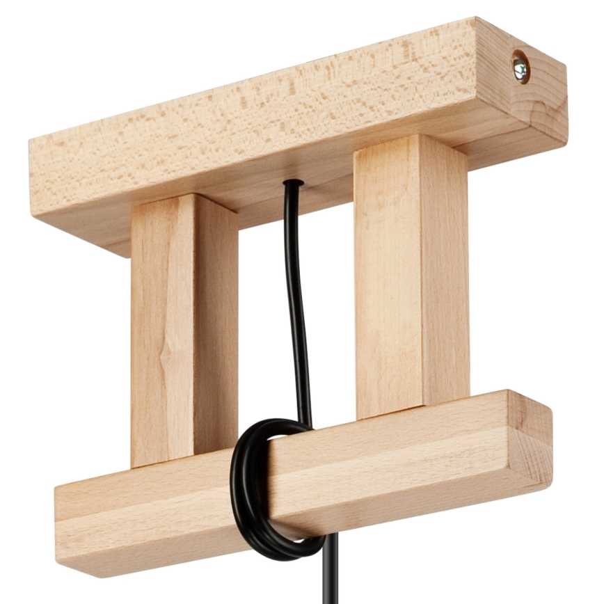 Candelabro suspenso LEON 1xE27/60W/230V faia - FSC certificado