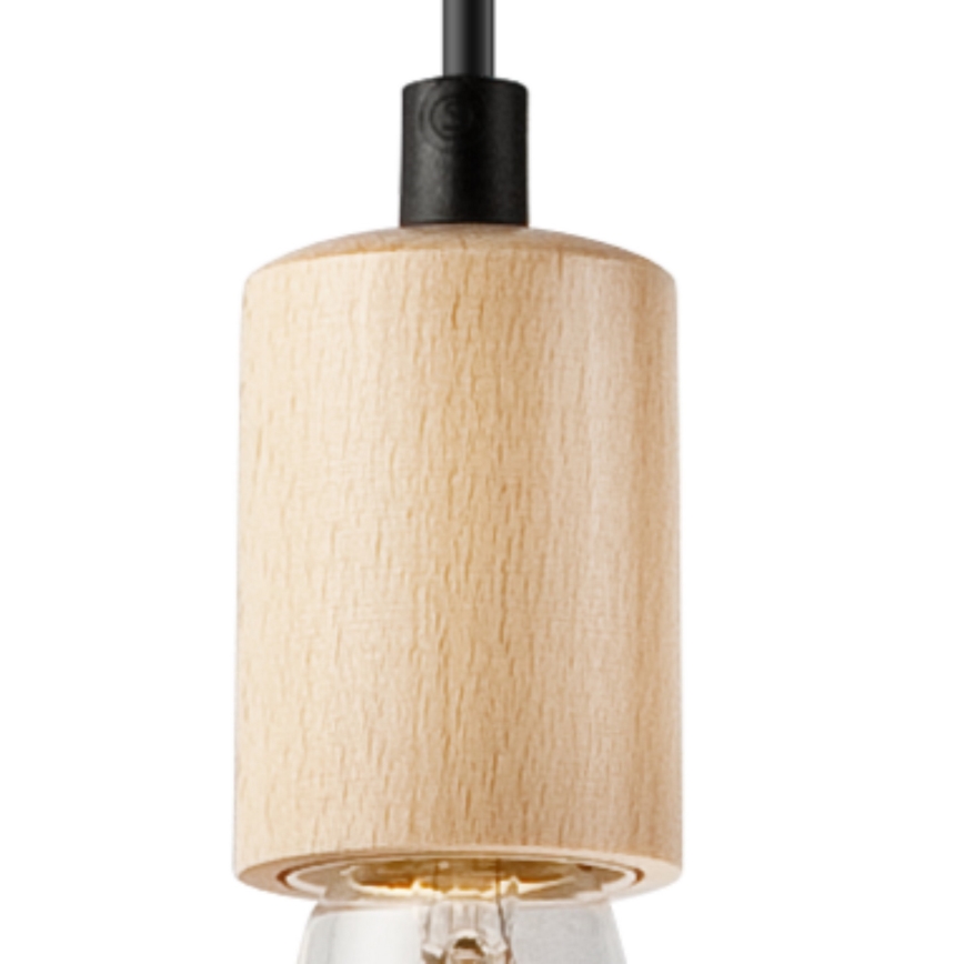 Candelabro suspenso LEON 3xE27/60W/230V faia - FSC certificado