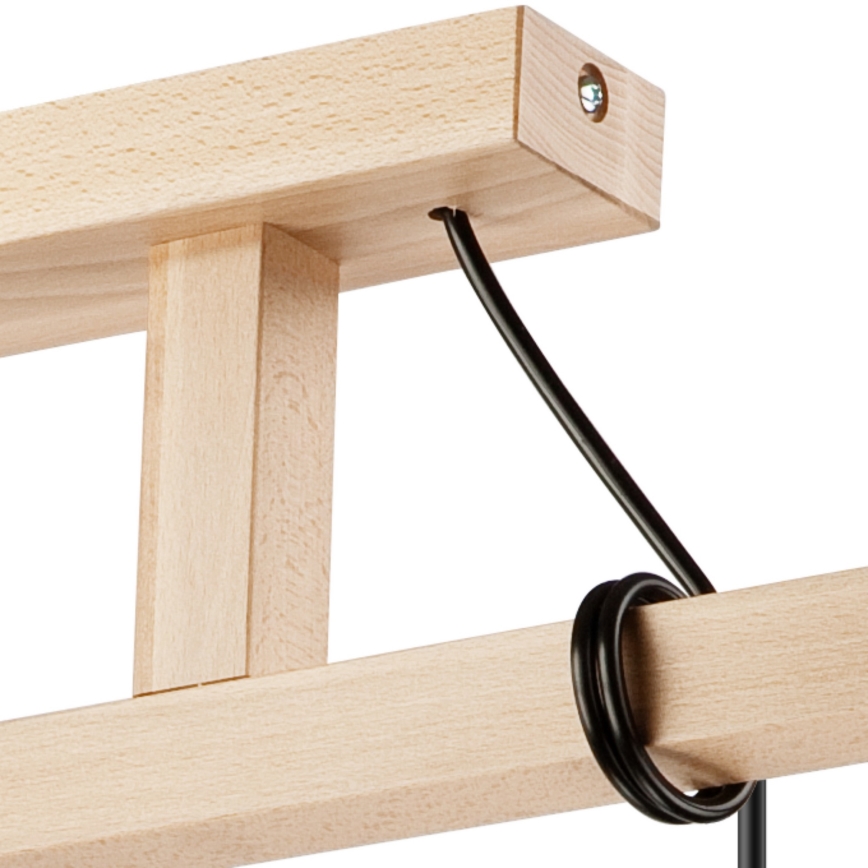 Candelabro suspenso LEON 3xE27/60W/230V faia - FSC certificado