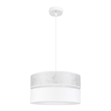 Candelabro suspenso LIMA 1xE27/60W/230V branco