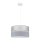 Candelabro suspenso LIMA 1xE27/60W/230V cinzento