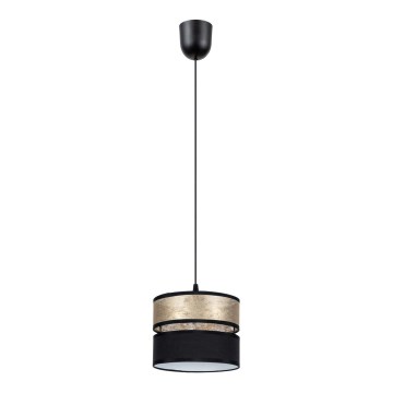 Candelabro suspenso LIMA 1xE27/60W/230V dourado/preto