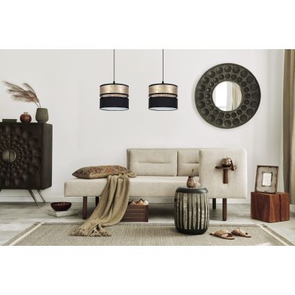 Candelabro suspenso LIMA 2xE27/60W/230V dourado/preto