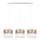 Candelabro suspenso LIMA 3xE27/60W/230V dourado/branco
