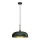 Candelabro suspenso LINCOLN 1xE27/60W/230V d. 35 cm verde