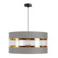 Candelabro suspenso LIND 1xE27/60W/230V cinzento