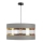 Candelabro suspenso LIND 1xE27/60W/230V cinzento