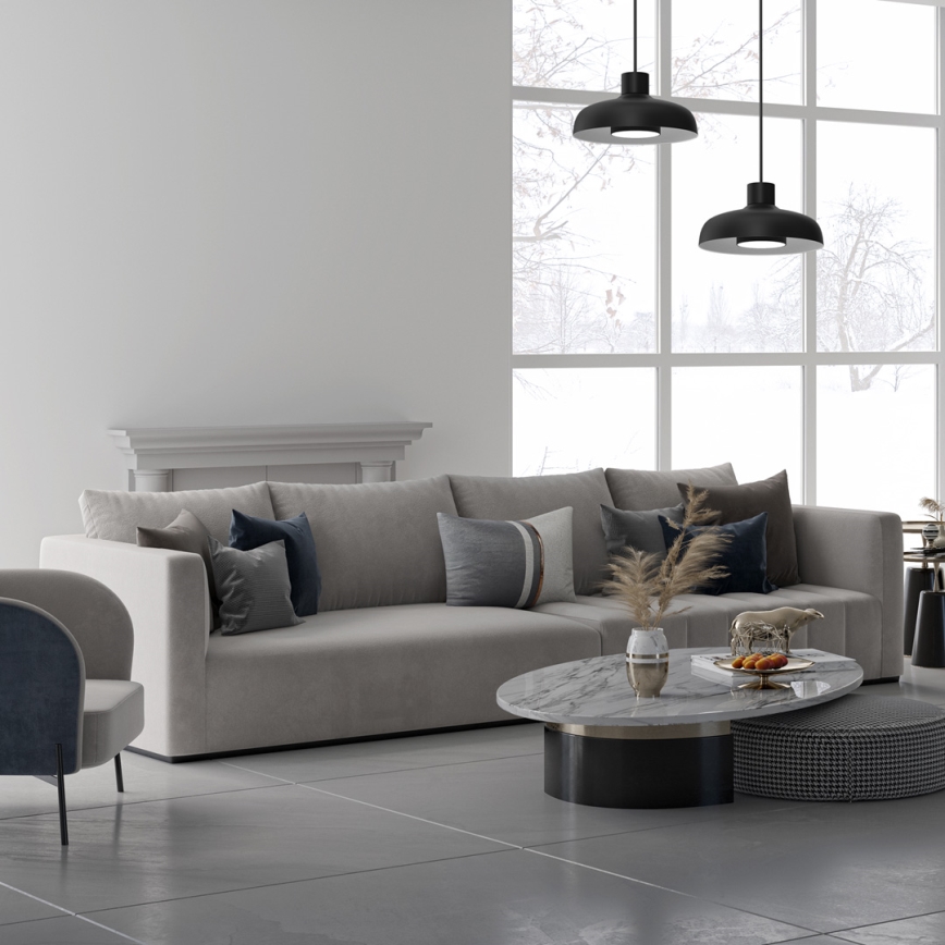 Candelabro suspenso LINEA 1xGX53/12W/230V preto