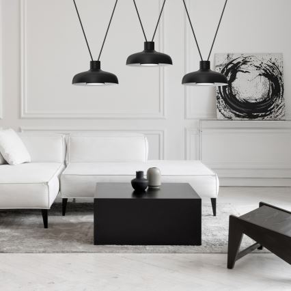 Candelabro suspenso LINEA 3xGX53/12W/230V preto