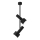 Candelabro suspenso LINTERNA 2xGX53/12W/230V preto