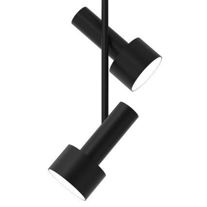 Candelabro suspenso LINTERNA 2xGX53/12W/230V preto