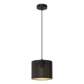 Candelabro suspenso LOFT SHADE 1xE27/60W/230V diâmetro 18 cm preto/dourado