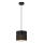 Candelabro suspenso LOFT SHADE 1xE27/60W/230V diâmetro 18 cm preto/dourado