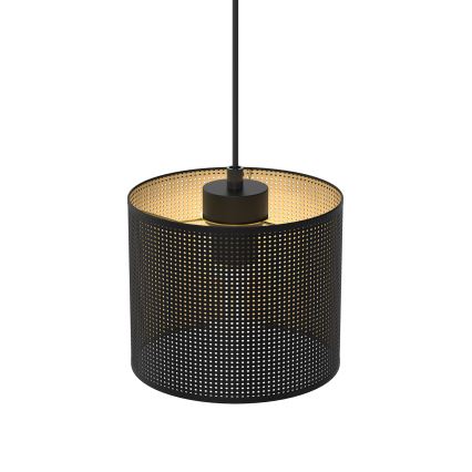 Candelabro suspenso LOFT SHADE 1xE27/60W/230V diâmetro 18 cm preto/dourado