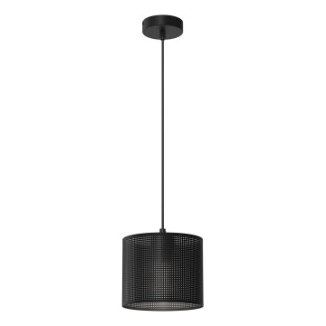 Candelabro suspenso LOFT SHADE 1xE27/60W/230V diâmetro 18 cm preto
