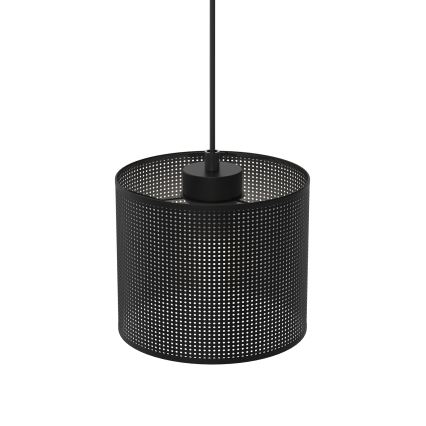 Candelabro suspenso LOFT SHADE 1xE27/60W/230V diâmetro 18 cm preto