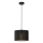Candelabro suspenso LOFT SHADE 1xE27/60W/230V diâmetro 25 cm preto/dourado