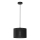 Candelabro suspenso LOFT SHADE 1xE27/60W/230V diâmetro 25 cm preto