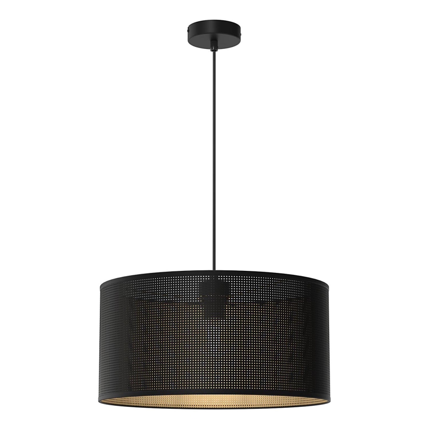 Candelabro suspenso LOFT SHADE 1xE27/60W/230V diâmetro 40 cm preto/dourado