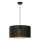 Candelabro suspenso LOFT SHADE 1xE27/60W/230V diâmetro 40 cm preto/dourado