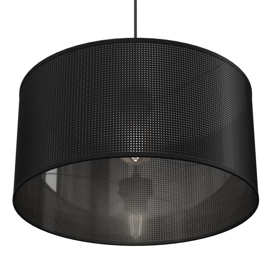 Candelabro suspenso LOFT SHADE 1xE27/60W/230V diâmetro 40 cm preto